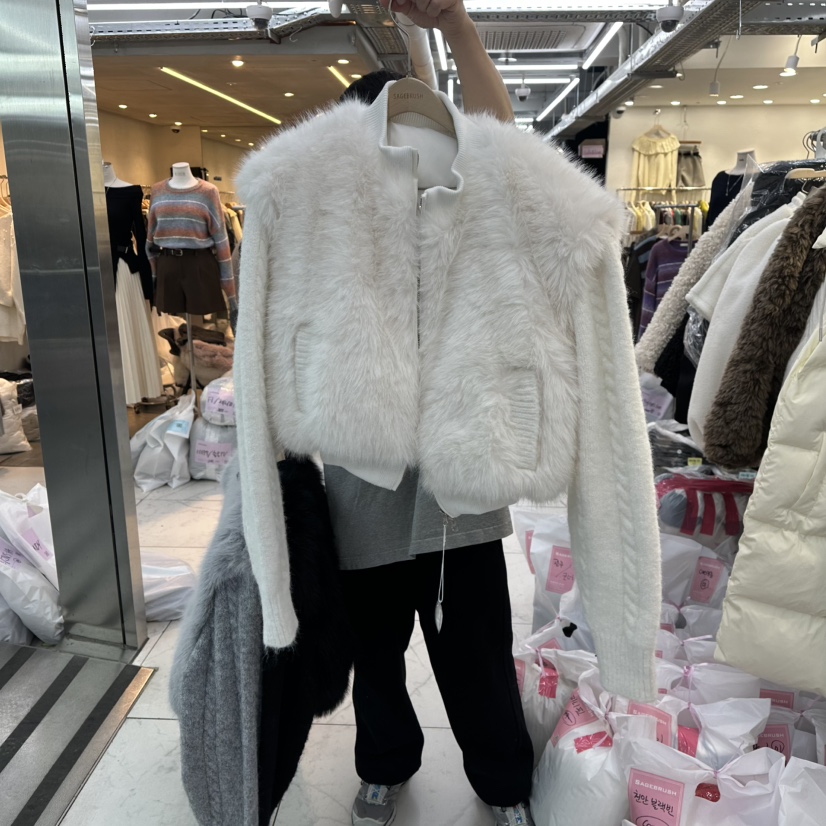 SAGE BRUSH東大門㊣實拍女士新品職業真品短款羽絨服毛皮填充SAGE BRUSH短款羽絨服圖色1