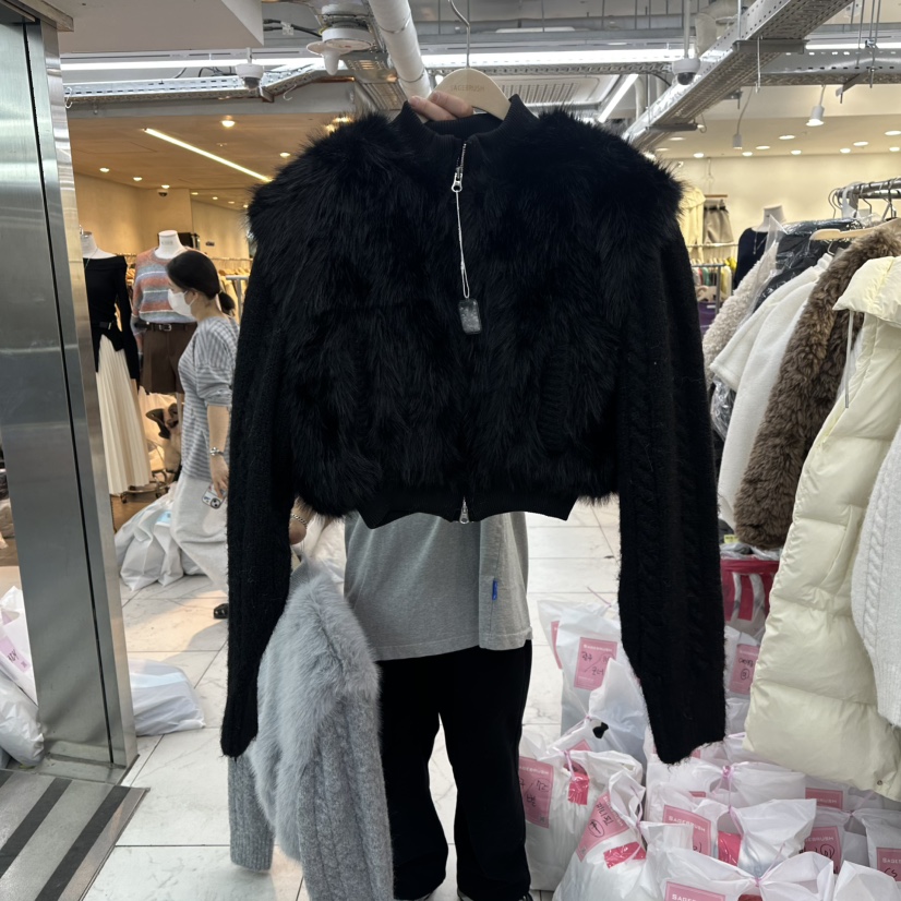 SAGE BRUSH東大門㊣實拍女士新品職業真品短款羽絨服毛皮填充SAGE BRUSH短款羽絨服圖色3