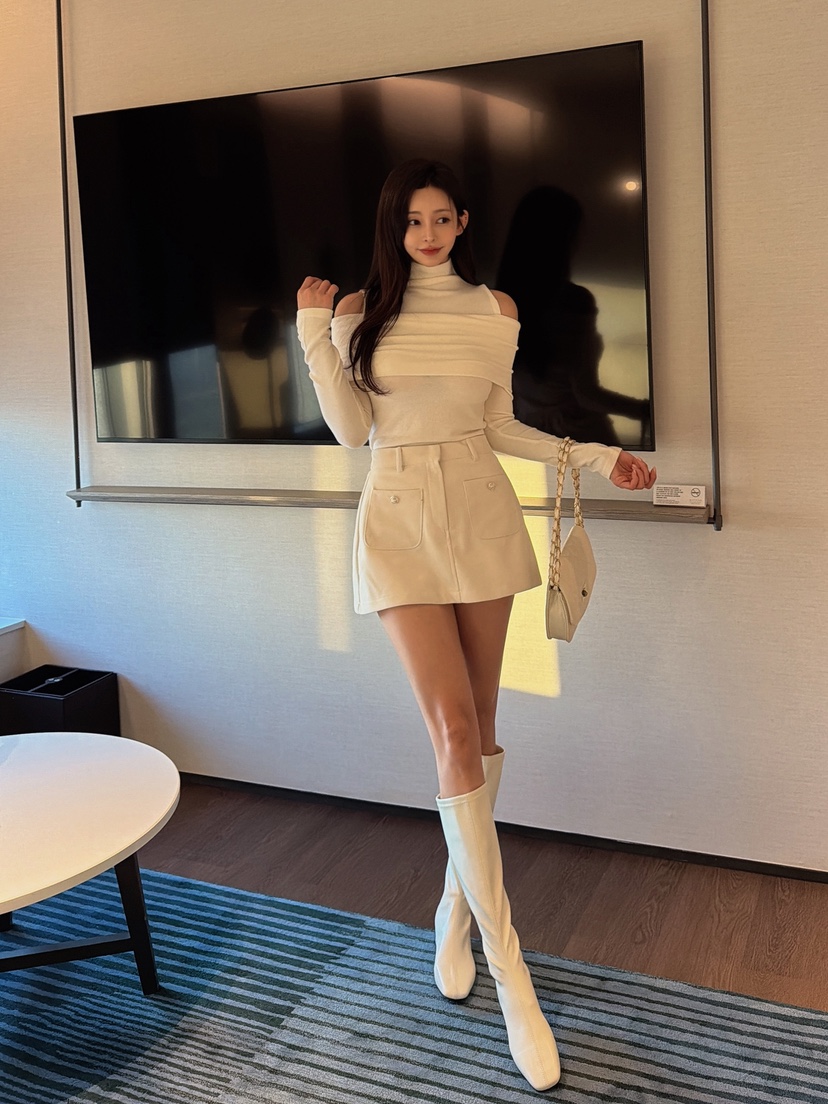 CLOTH韓國代購㊣女裝新品真品推薦職業人氣熱賣休閑25秋冬裙褲CLOTH裙褲