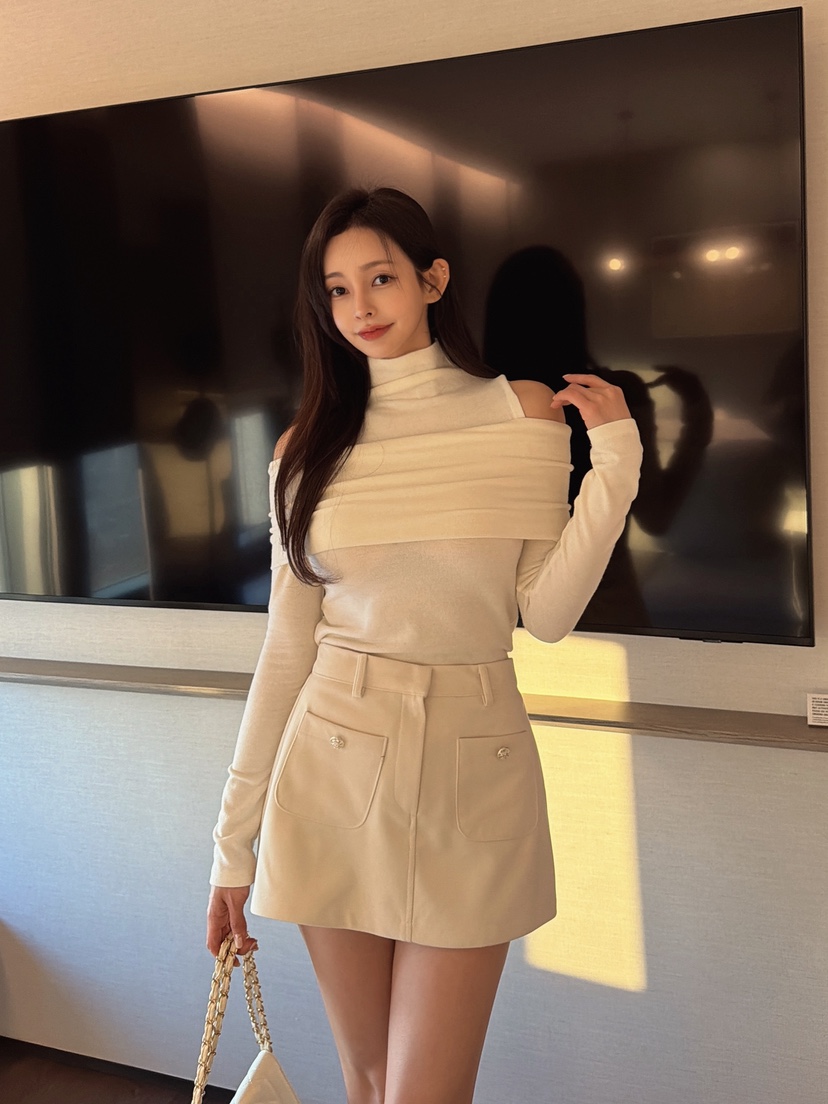 CLOTH韓國代購㊣女裝新品真品推薦職業人氣熱賣休閑25秋冬裙褲CLOTH裙褲