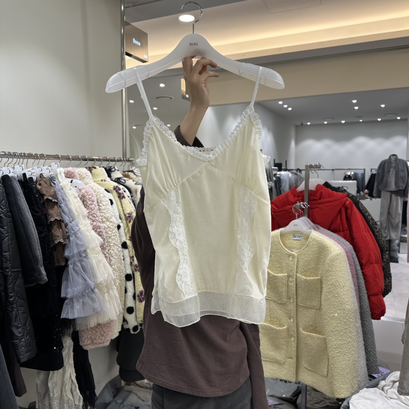 BENE韓國代購㊣女裝新品時尚人氣職業推薦熱賣真品吊帶背心BENE吊帶/背心圖色1