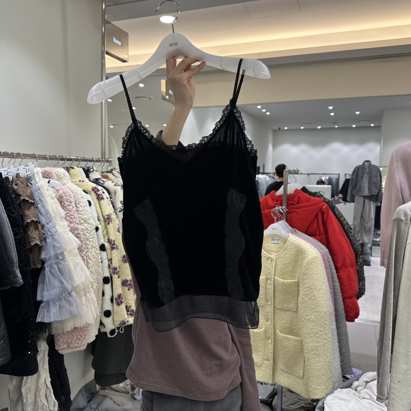 BENE韓國代購㊣女裝新品時尚人氣職業推薦熱賣真品吊帶背心BENE吊帶/背心圖色2