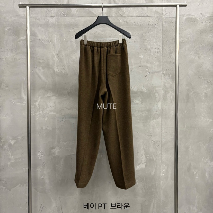 MUTE-P韓國代購㊣女裝新品時尚熱賣25秋冬休閑推薦真品休閑褲MUTE休閑褲