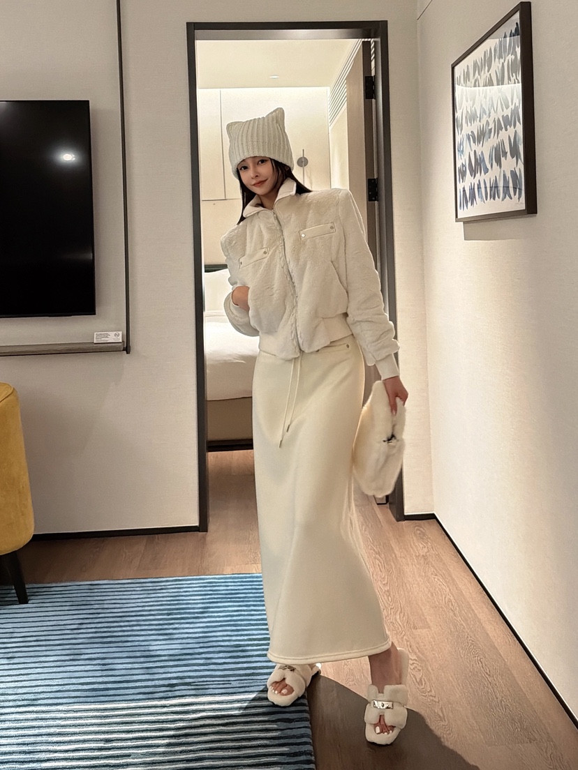 CLOTH韓國代購㊣女士新款職業真品熱賣時尚推薦人氣25秋冬長裙CLOTH長裙