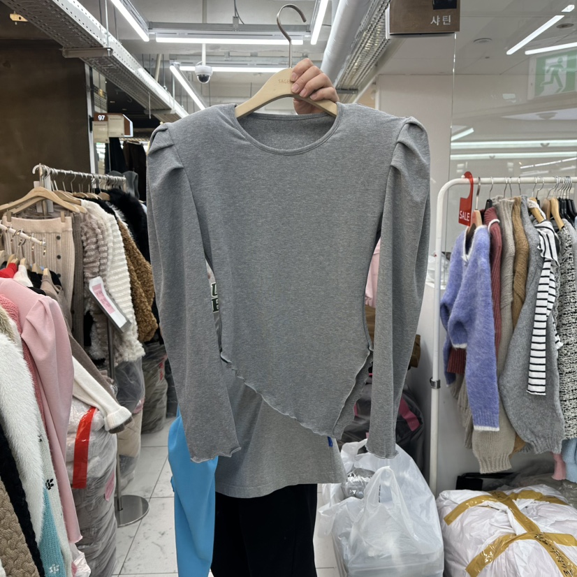 SAGE BRUSH韓國直郵㊣女士新品推薦25秋冬熱賣時尚長袖T恤SAGE BRUSH長袖T恤圖色3