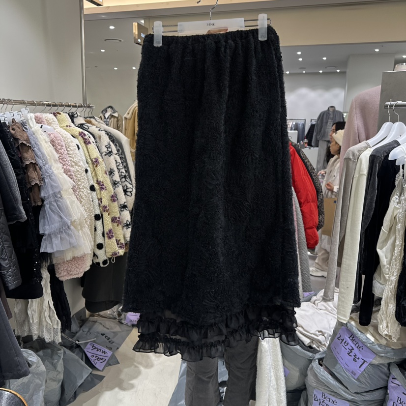 BENE韓國直郵㊣女裝新品休閑時尚熱賣推薦真品職業人氣長裙BENE長裙圖色2