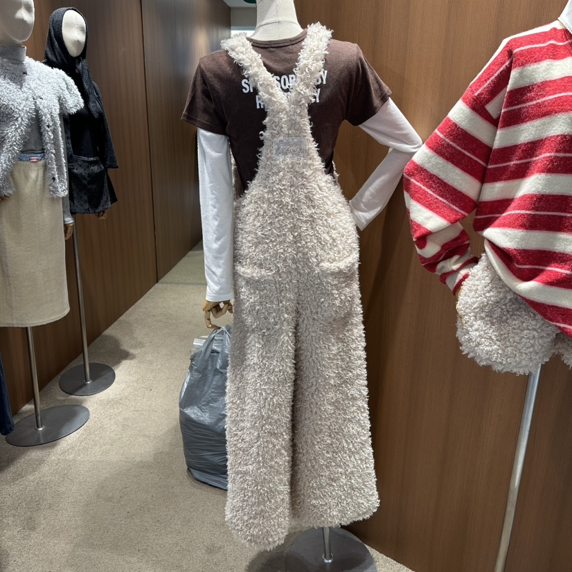 REPERTORY東大門㊣代購女士新款職業推薦真品25秋冬時尚背帶褲REPERTORY背帶褲