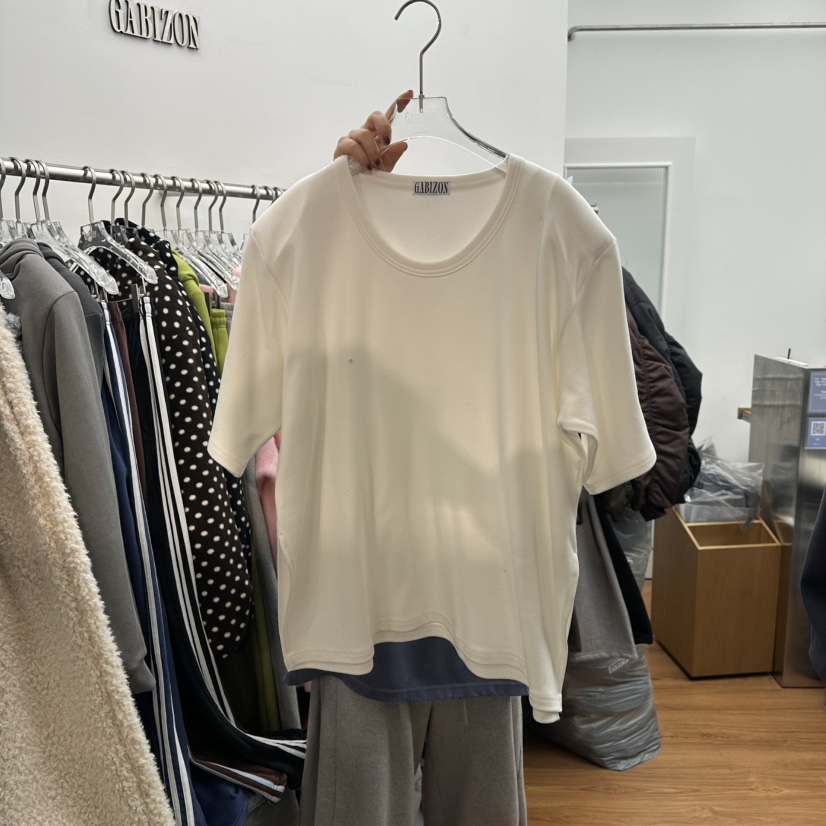 GABIZON東大門㊣直郵女裝新品時尚職業人氣真品推薦T恤加絨GABIZONT恤圖色1
