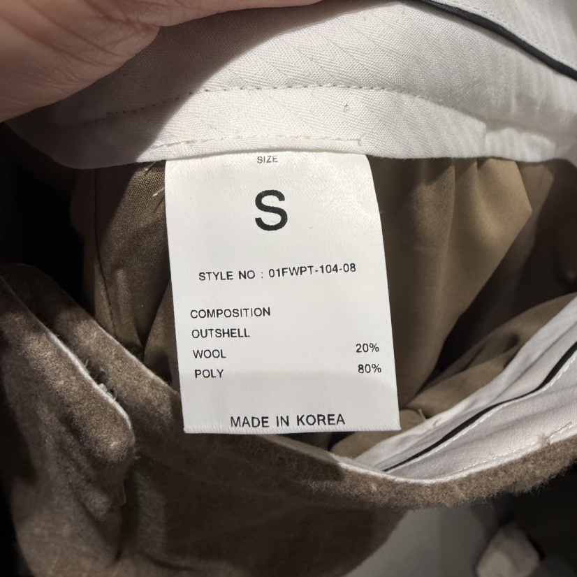 WIDA-P韓國代購㊣女裝新品休閑職業人氣推薦真品休閑褲羊毛WIDA/RENEJ休閑褲