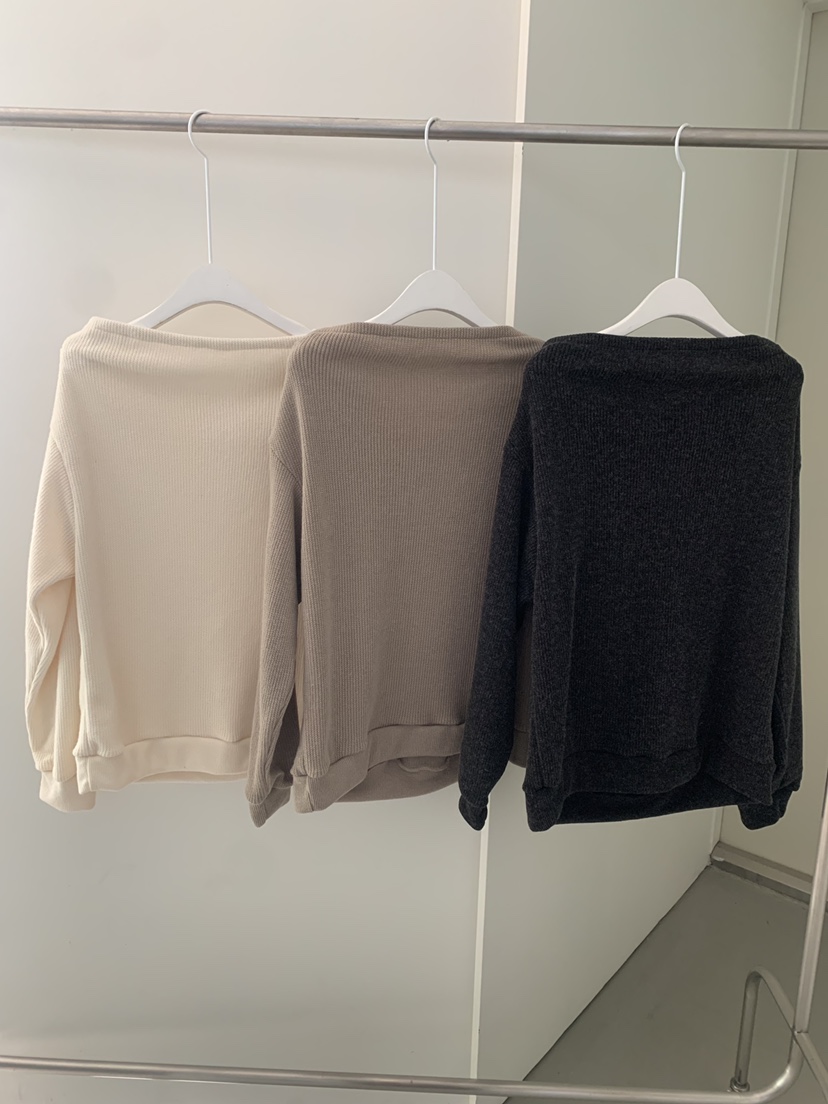 SHOP POSTER韓國代購㊣女裝新款真品人氣25秋冬職業長袖T恤SHOP_POSTER長袖T恤