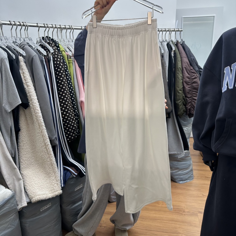 GABIZON韓國直郵㊣女士新品25秋冬人氣真品推薦休閑褲加絨抓絨GABIZON休閑褲圖色1