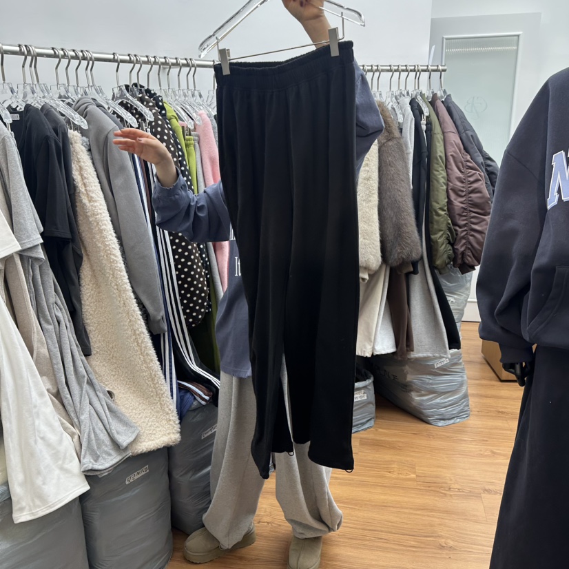 GABIZON韓國直郵㊣女士新品25秋冬人氣真品推薦休閑褲加絨抓絨GABIZON休閑褲圖色4