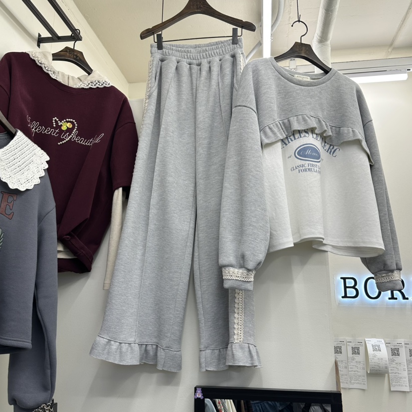 BORA BORA東大門㊣實拍女士新款熱賣時尚真品25秋冬休閑褲加絨BORA BORA休閑褲圖色1