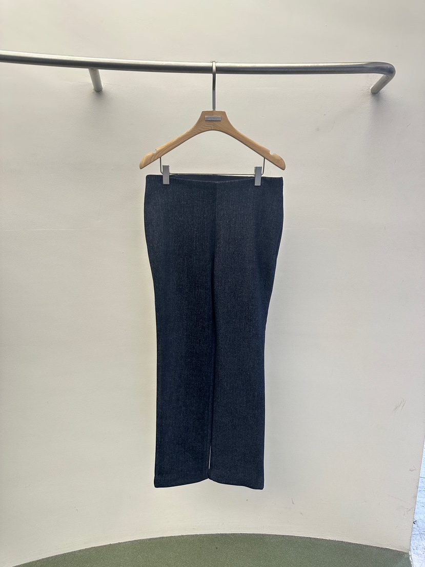 WIDA-P韓國直郵㊣女士新款時尚人氣推薦職業休閑真品休閑褲WIDA/RENEJ休閑褲圖色3牛仔藍