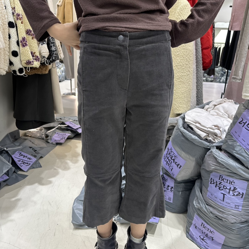BENE東大門㊣直郵女士新款真品熱賣人氣休閑休閑褲天鵝絨加絨BENE休閑褲圖色1
