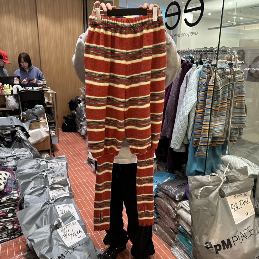 E/E/E東大門㊣代購女士新款人氣25秋冬推薦休閑休閑褲緊身褲E/E/E休閑褲