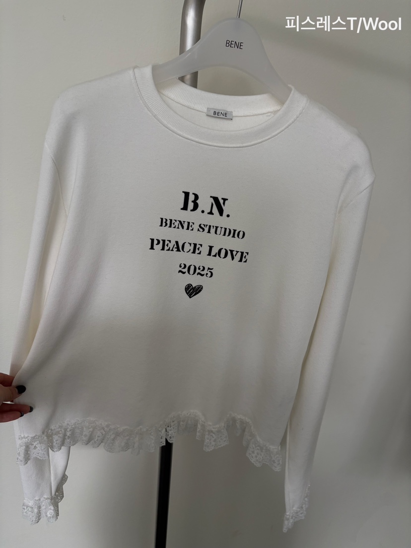 BENE東大門㊣直郵女士新品人氣熱賣25秋冬推薦休閑職業長袖T恤BENE長袖T恤圖色1