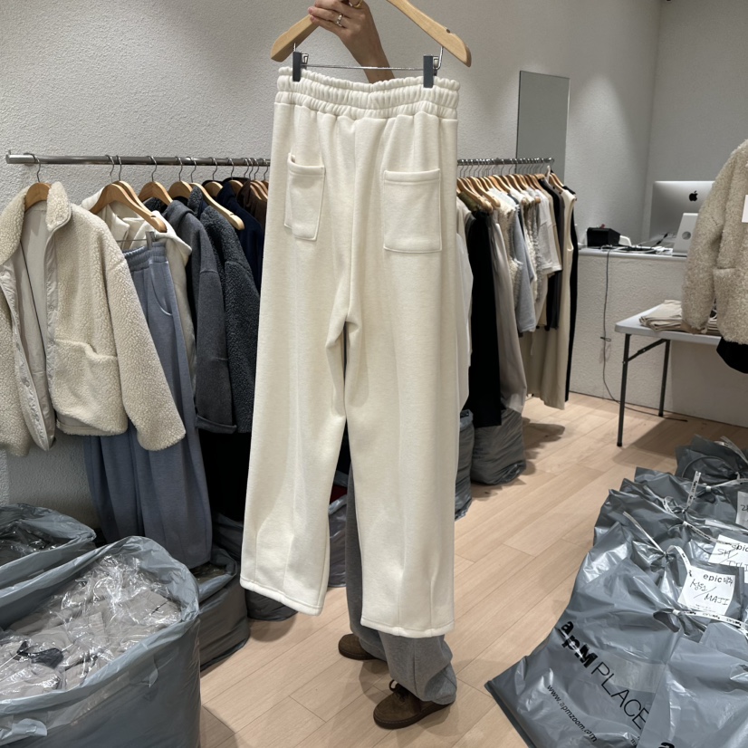 EPIC-S韓國代購㊣女裝新品休閑人氣職業25秋冬休閑褲水貂加絨EPIC-S休閑褲