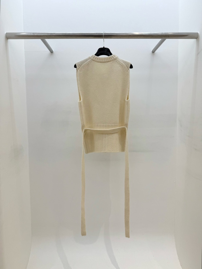 EDIT東大門㊣實拍女士新款時尚25秋冬推薦休閑人氣馬甲含腰帶EDIT馬甲