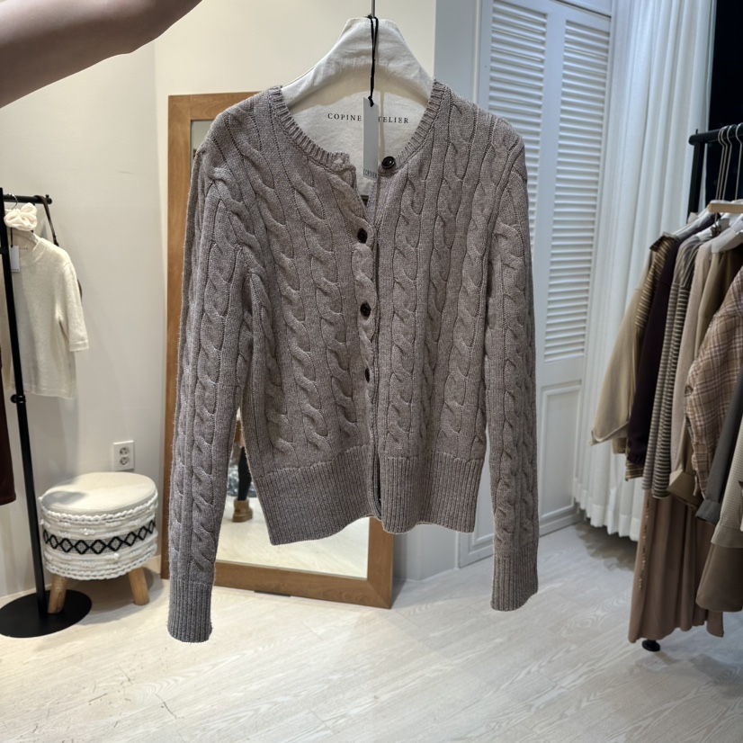 COPINER東大門㊣實拍女裝新款25秋冬時尚休閑人氣職業熱賣毛衣COPINER毛衣圖色2