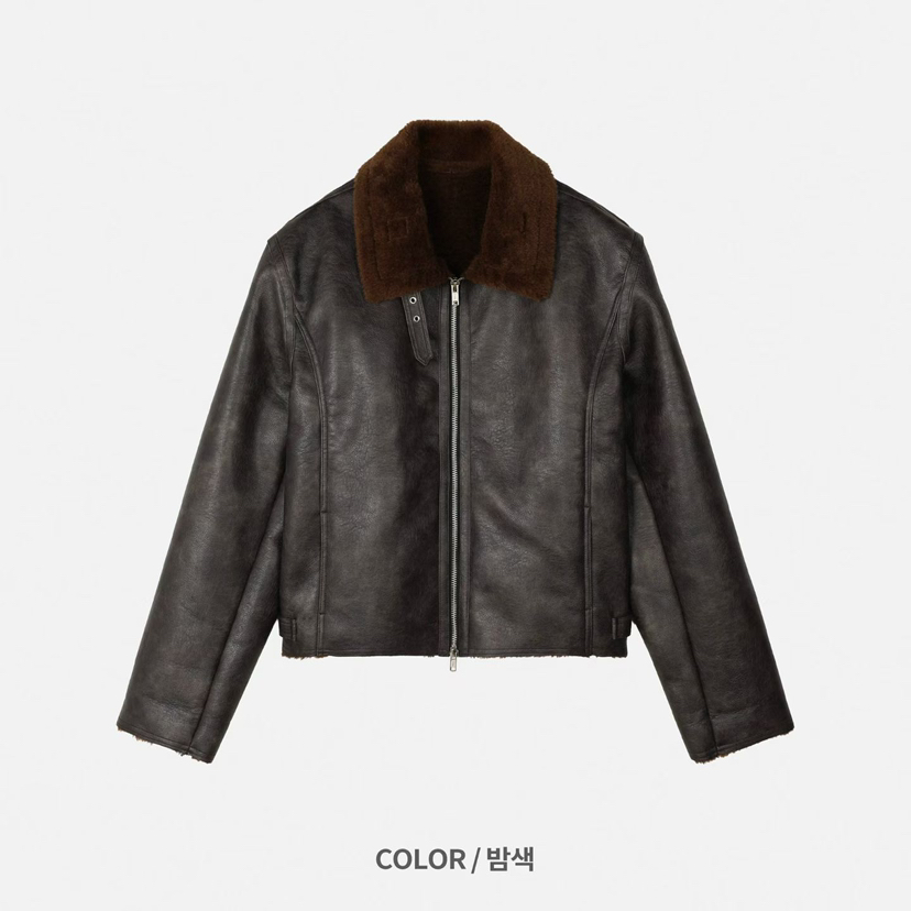 LEROY韓國代購㊣女裝新品休閑熱賣人氣推薦時尚夾克男女同款LEROY夾克圖色1