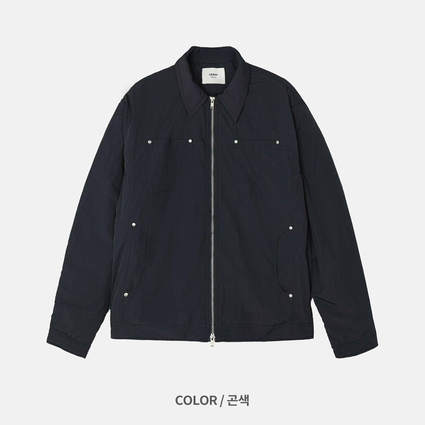 LEROY韓國直郵㊣女士新品熱賣時尚25秋冬推薦休閑人氣職業夾克LEROY夾克圖色1
