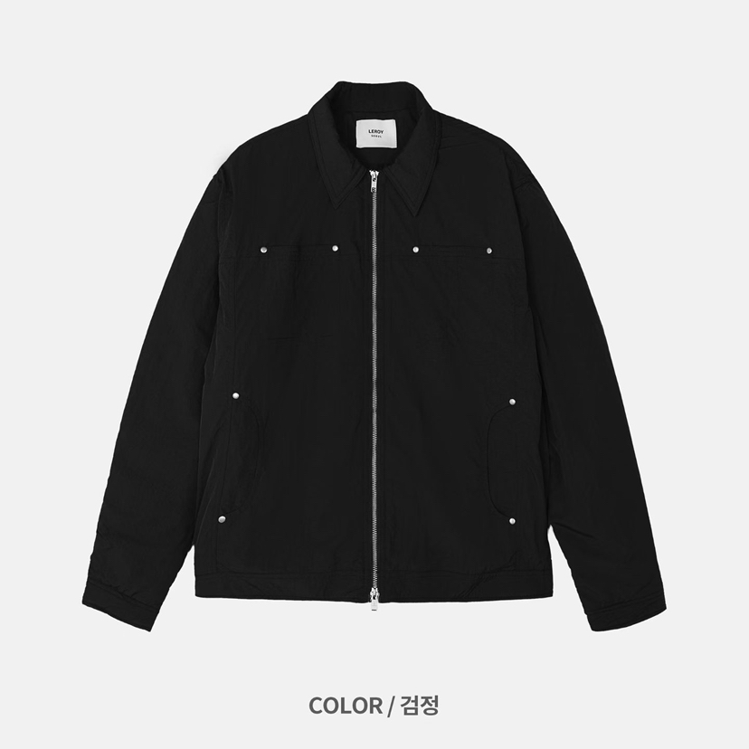 LEROY韓國直郵㊣女士新品熱賣時尚25秋冬推薦休閑人氣職業夾克LEROY夾克圖色3