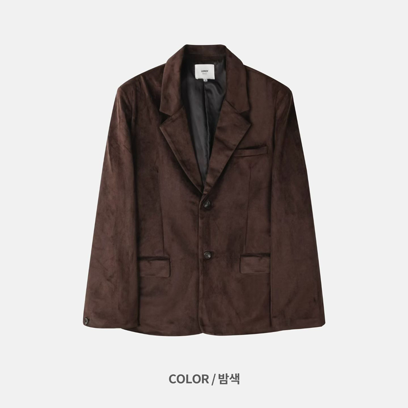 LEROY韓國直郵㊣女士新品25秋冬職業推薦人氣時尚休閑熱賣夾克LEROY夾克圖色1