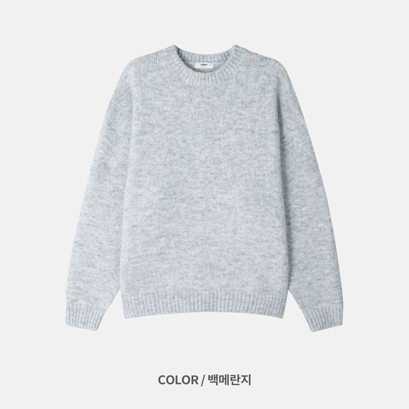 LEROY東大門㊣代購女裝新品職業人氣推薦熱賣時尚休閑針織衫LEROY針織衫圖色1