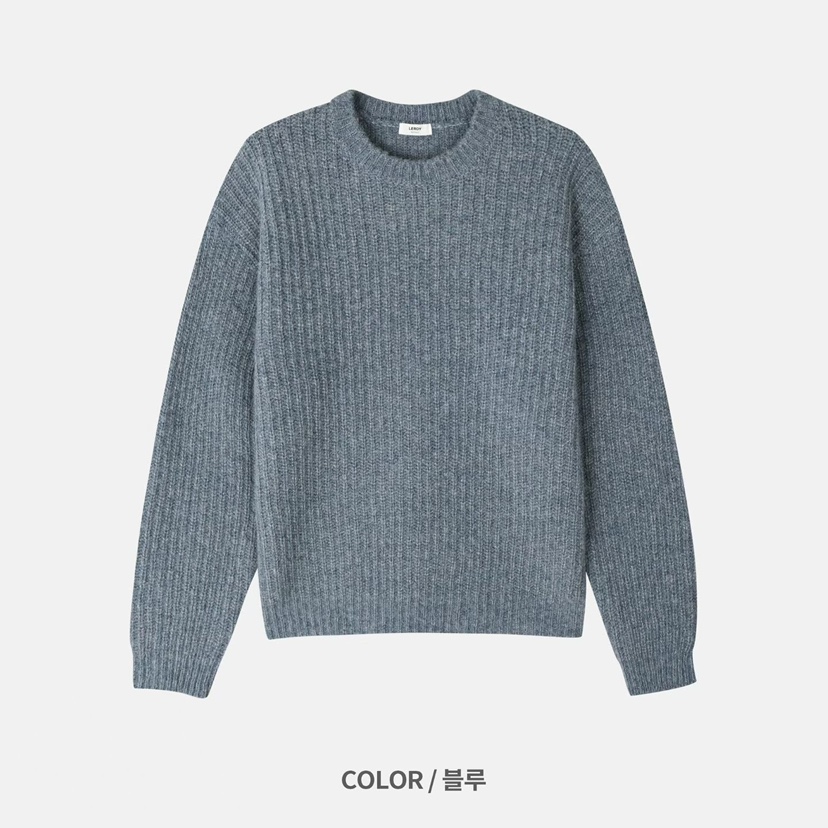 LEROY韓國代購㊣女裝新款熱賣人氣25秋冬休閑推薦時尚針織衫LEROY針織衫圖色2