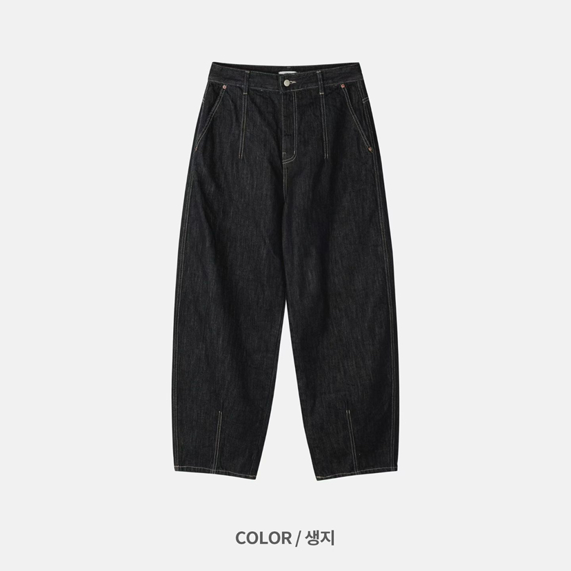 LEROY韓國代購㊣女士新品職業時尚推薦人氣熱賣休閑25秋冬牛仔褲LEROY牛仔褲圖色1