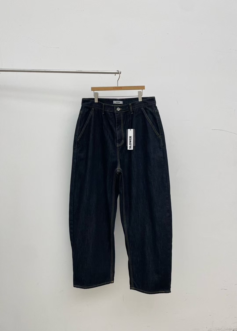 SLOWER東大門㊣實拍女士新款推薦熱賣休閑人氣時尚25秋冬牛仔褲SLOWER牛仔褲