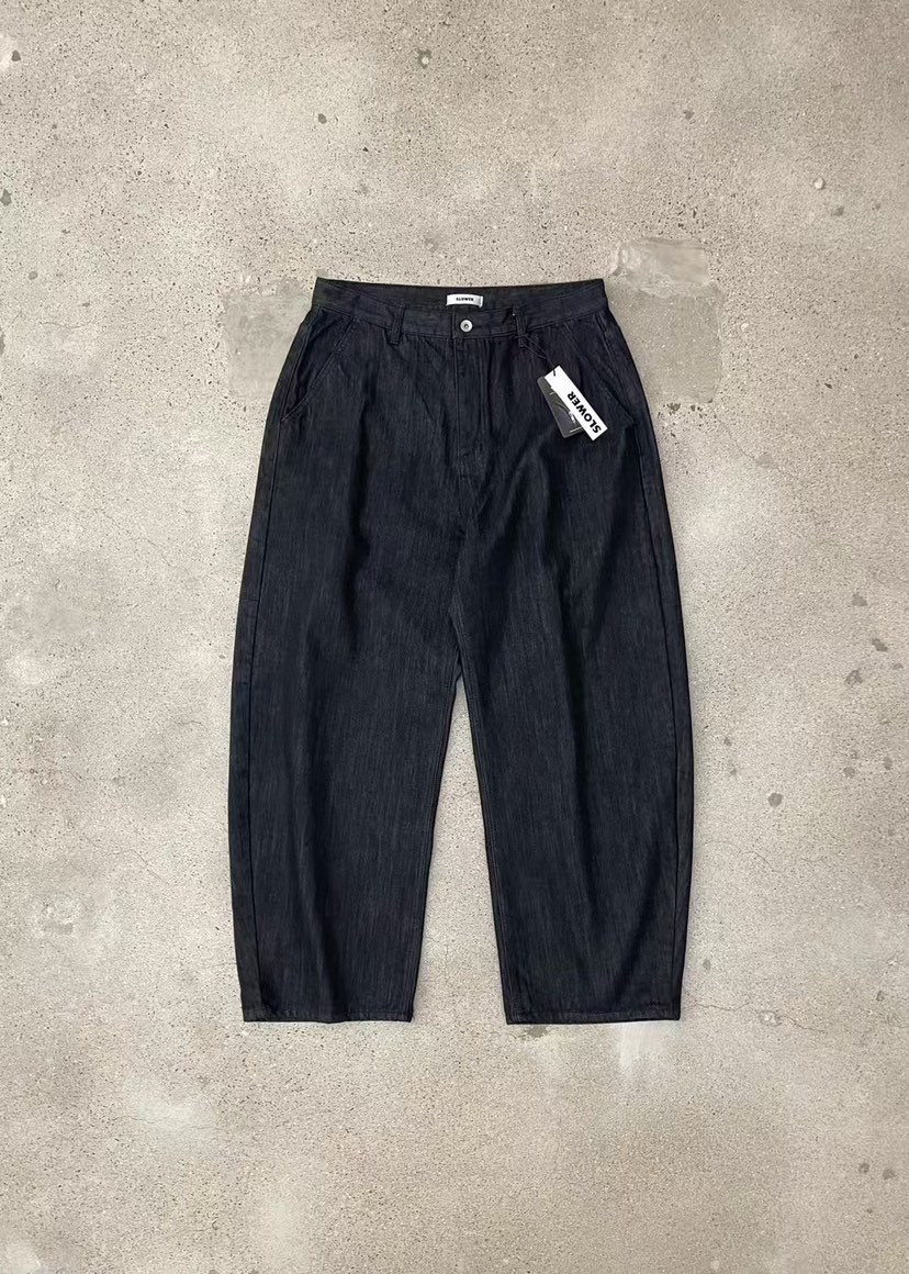 SLOWER東大門㊣實拍女士新款推薦熱賣休閑人氣時尚25秋冬牛仔褲SLOWER牛仔褲圖色2