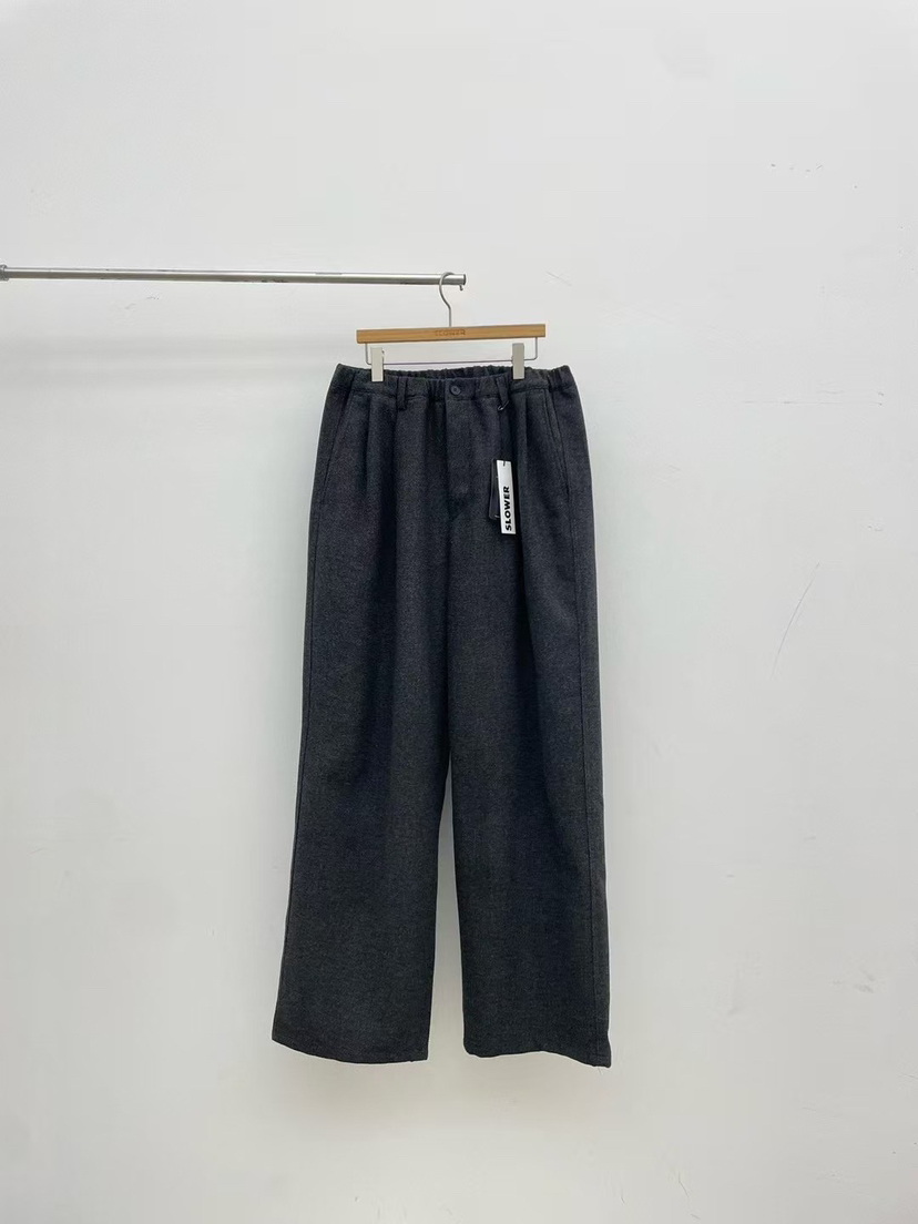 SLOWER韓國代購㊣女裝新品時尚熱賣職業休閑人氣25秋冬休閑褲SLOWER休閑褲圖色1