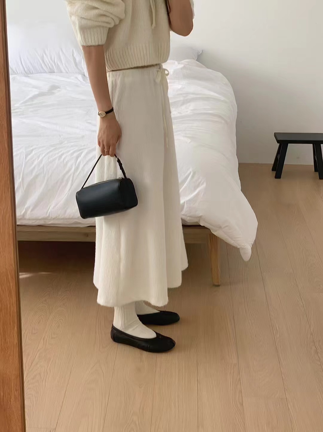 LITER韓國代購㊣女士新款25秋冬休閑人氣熱賣職業推薦時尚長裙LITER長裙