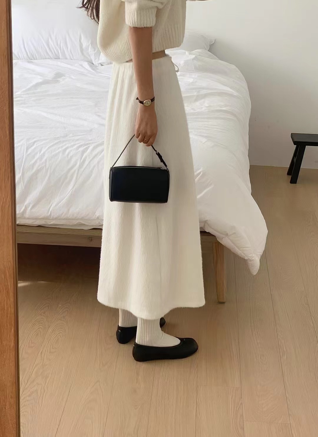 LITER韓國代購㊣女士新款25秋冬休閑人氣熱賣職業推薦時尚長裙LITER長裙