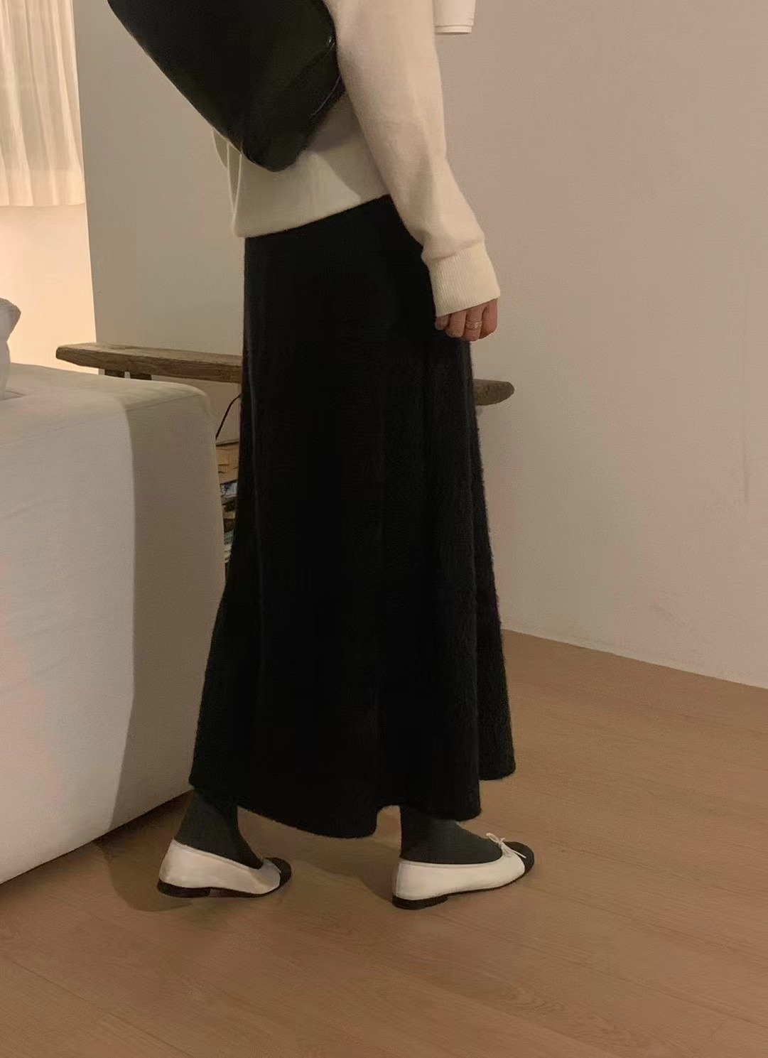 LITER韓國代購㊣女士新款25秋冬休閑人氣熱賣職業推薦時尚長裙LITER長裙