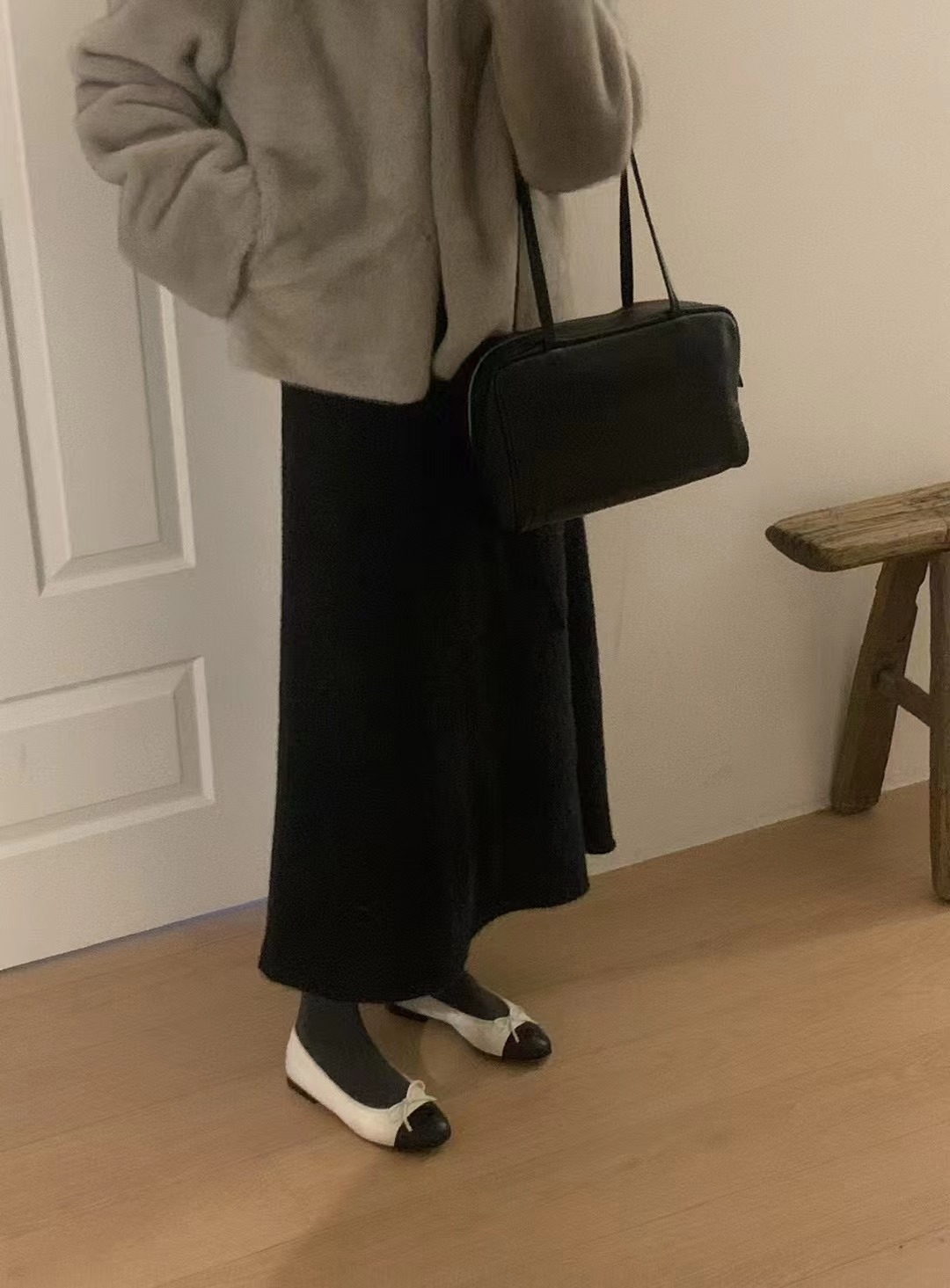 LITER韓國代購㊣女士新款25秋冬休閑人氣熱賣職業推薦時尚長裙LITER長裙