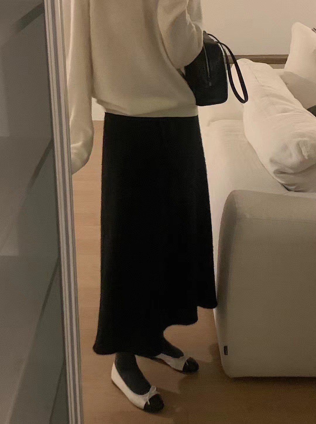 LITER韓國代購㊣女士新款25秋冬休閑人氣熱賣職業推薦時尚長裙LITER長裙圖色2