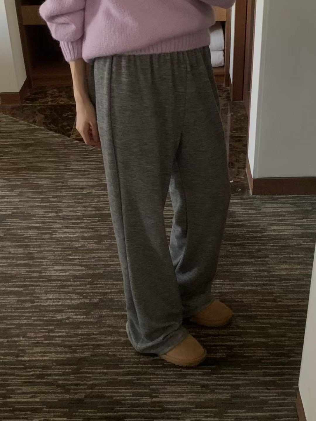 PROPER 프로퍼韓國代購㊣女裝新品25秋冬推薦熱賣休閑休閑褲PROPER 프로퍼休閑褲