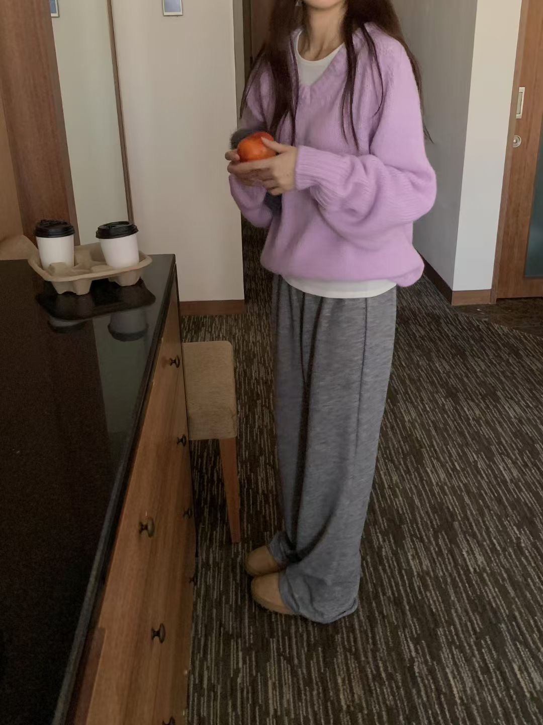 PROPER 프로퍼韓國代購㊣女裝新品25秋冬推薦熱賣休閑休閑褲PROPER 프로퍼休閑褲