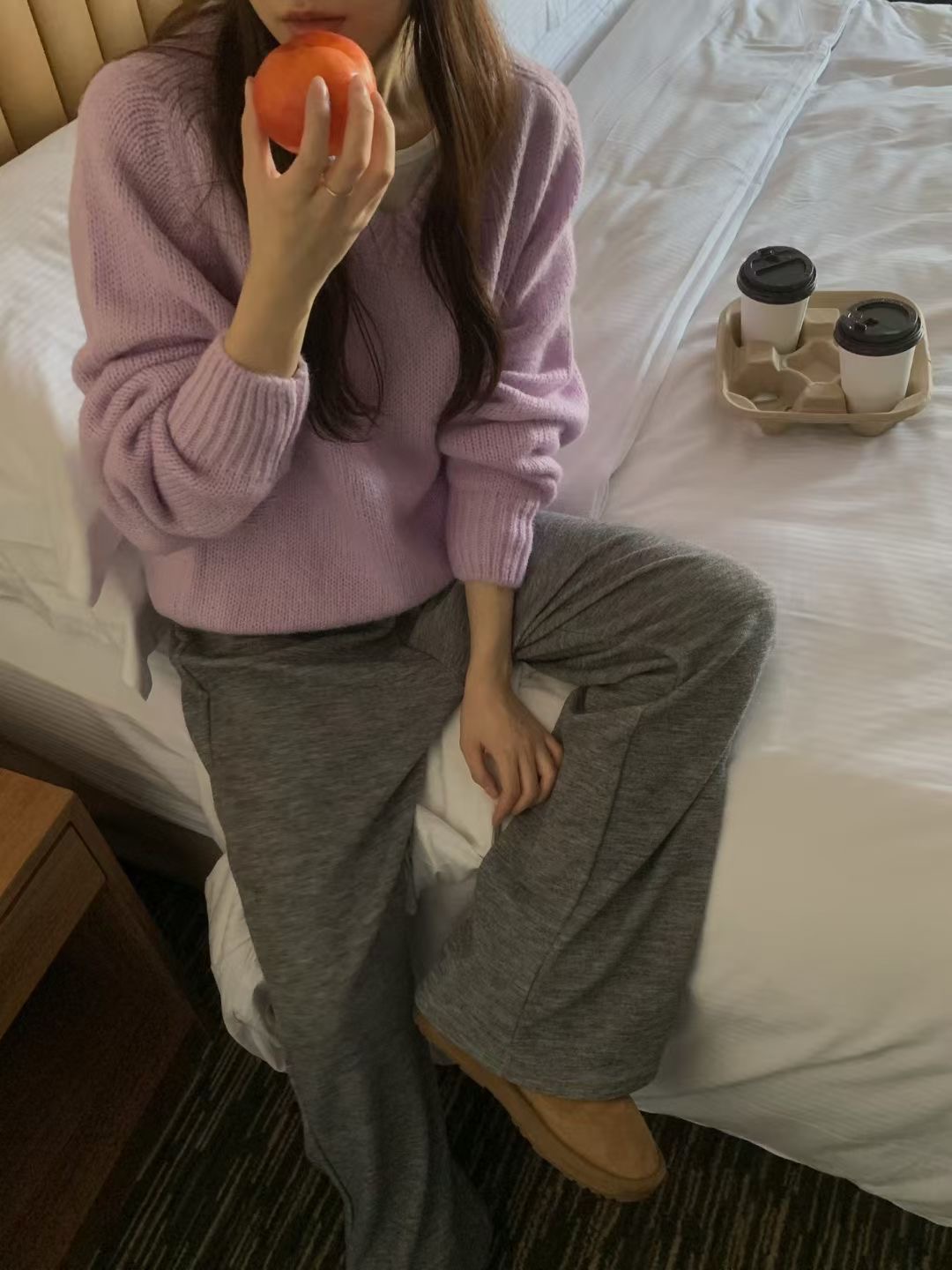 PROPER 프로퍼韓國代購㊣女裝新品25秋冬推薦熱賣休閑休閑褲PROPER 프로퍼休閑褲