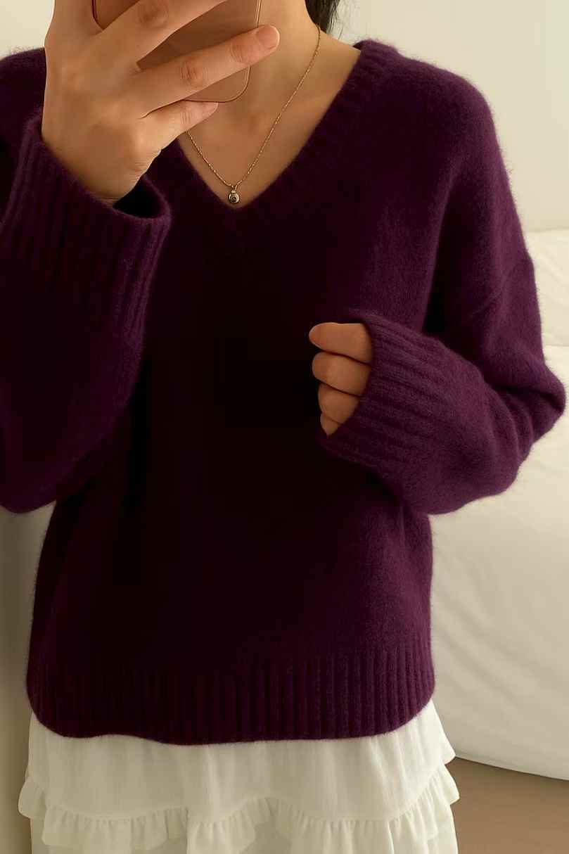 FEVER東大門㊣實拍女裝新品25秋冬時尚熱賣真品推薦休閑針織衫FEVER針織衫圖色5