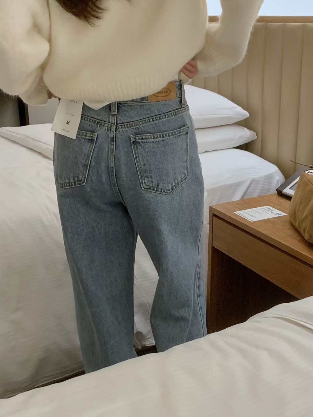 PROPER 프로퍼東大門㊣直郵女士新款25秋冬真品人氣牛仔褲PROPER 프로퍼牛仔褲