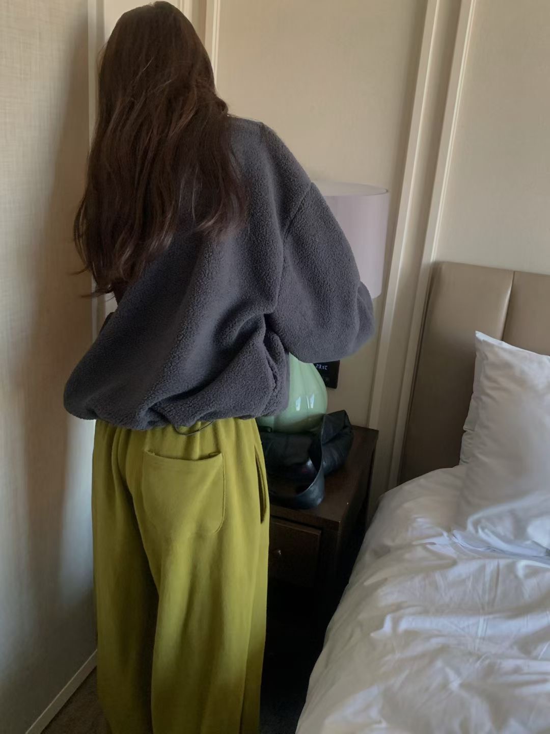 PROPER 프로퍼東大門㊣代購女裝新款職業熱賣推薦25秋冬休閑褲PROPER 프로퍼休閑褲