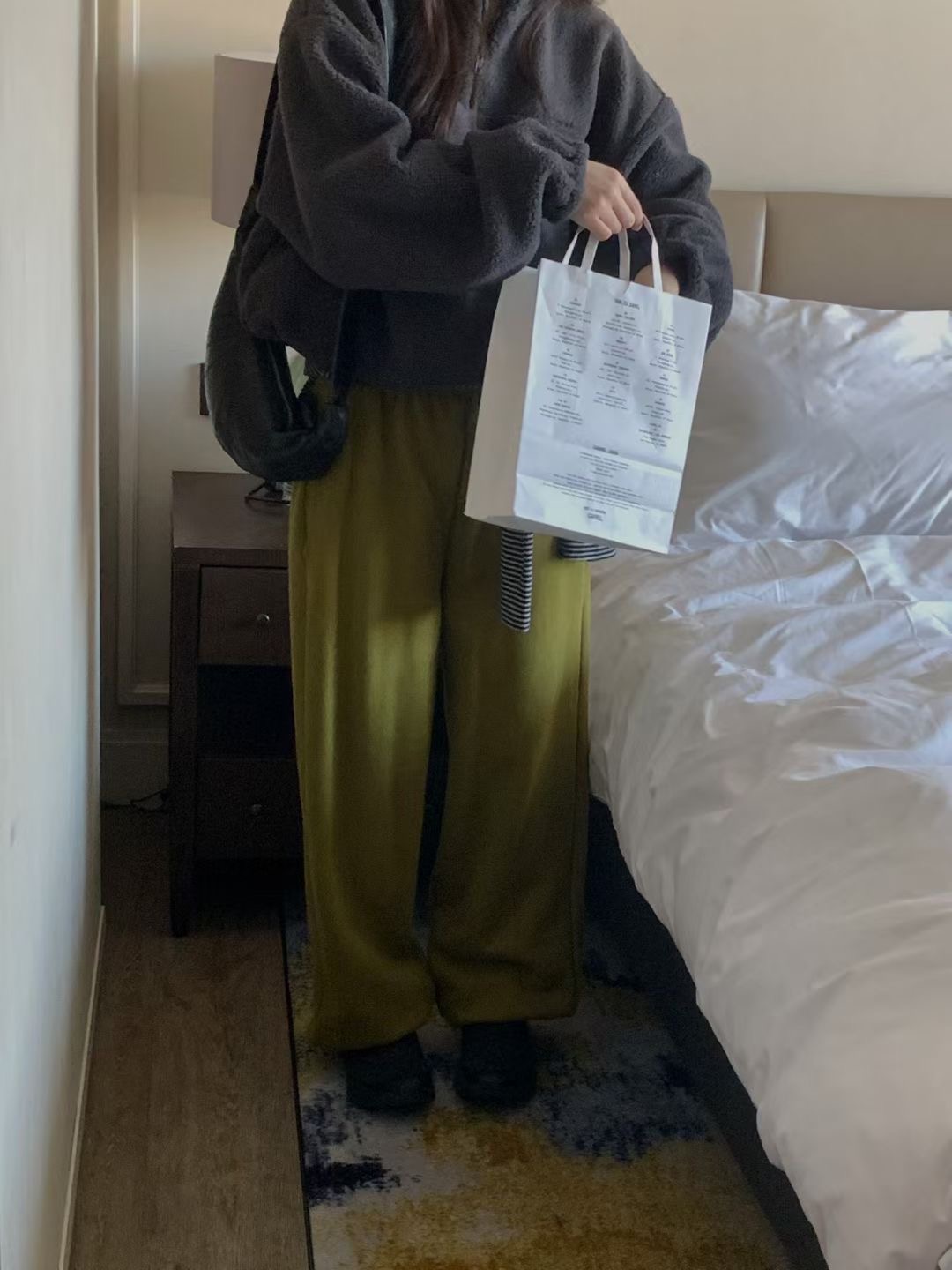 PROPER 프로퍼東大門㊣代購女裝新款職業熱賣推薦25秋冬休閑褲PROPER 프로퍼休閑褲圖色3