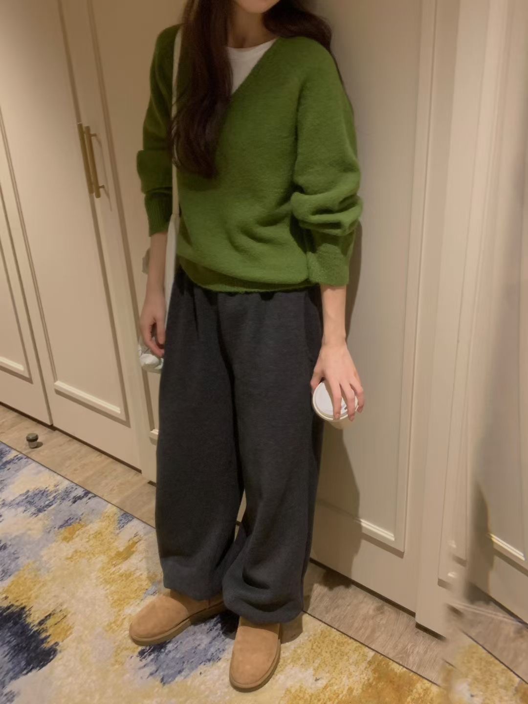 PROPER 프로퍼東大門㊣代購女裝新款職業熱賣推薦25秋冬休閑褲PROPER 프로퍼休閑褲圖色4