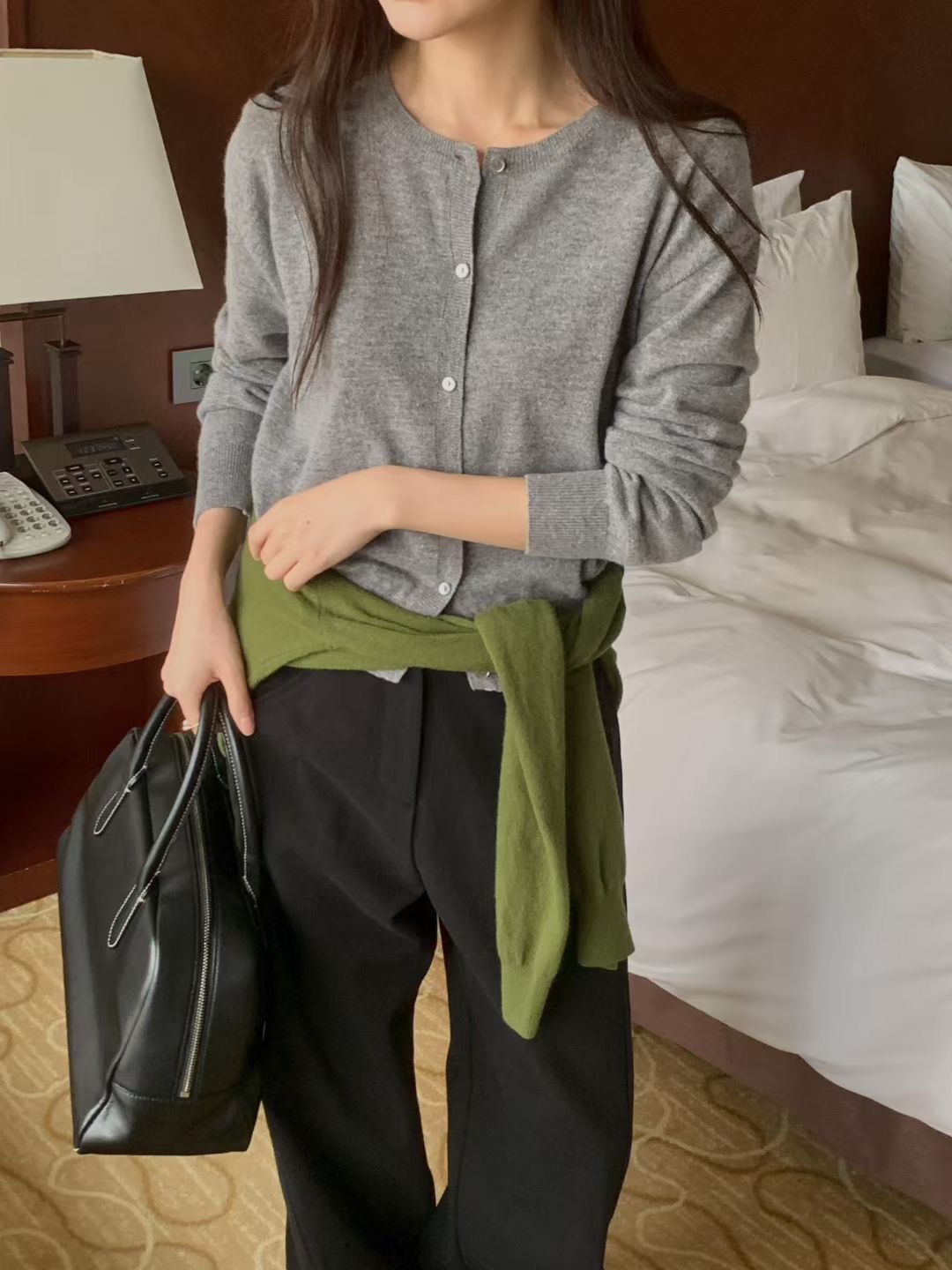 PROPER 프로퍼東大門㊣直郵女裝新款熱賣25秋冬職業針織衫PROPER 프로퍼針織衫圖色2