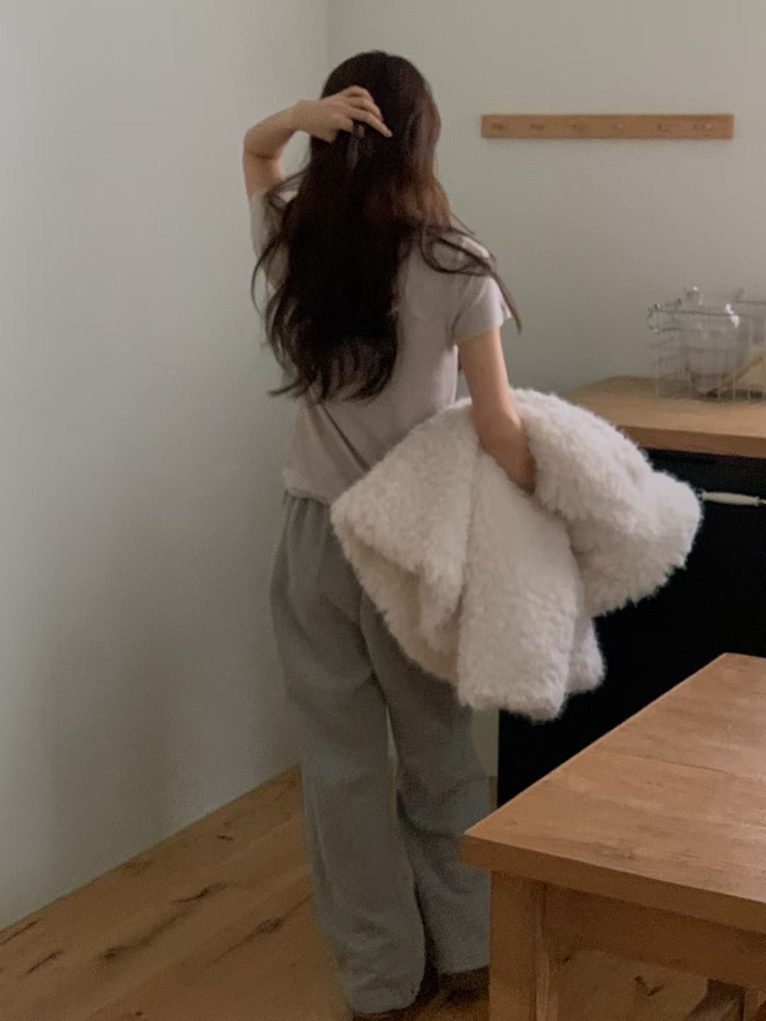 PROPER 프로퍼東大門㊣代購女士新款人氣25秋冬休閑職業T恤PROPER 프로퍼T恤