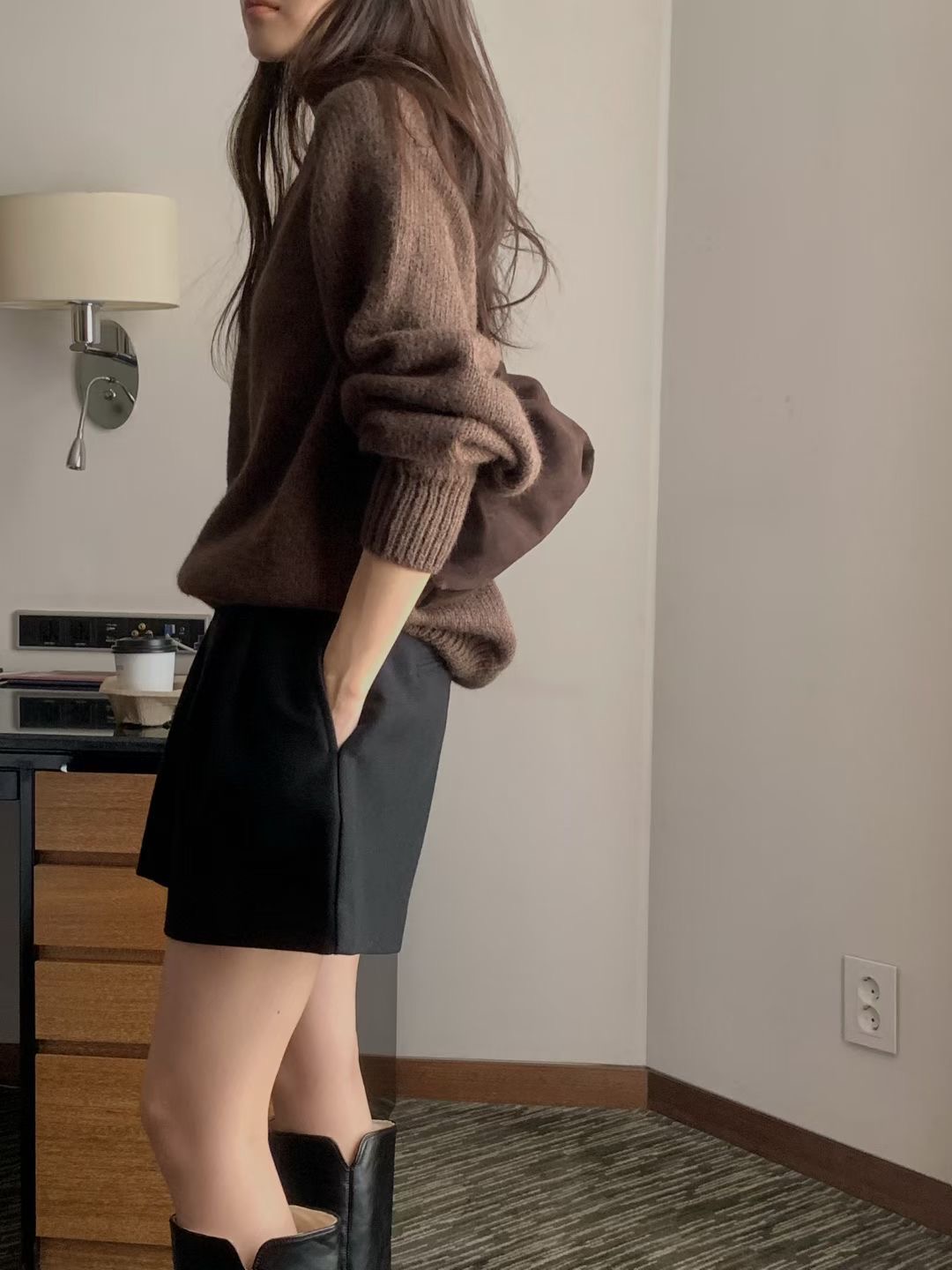 PROPER 프로퍼東大門㊣代購女士新款推薦25秋冬時尚人氣短褲PROPER 프로퍼短褲